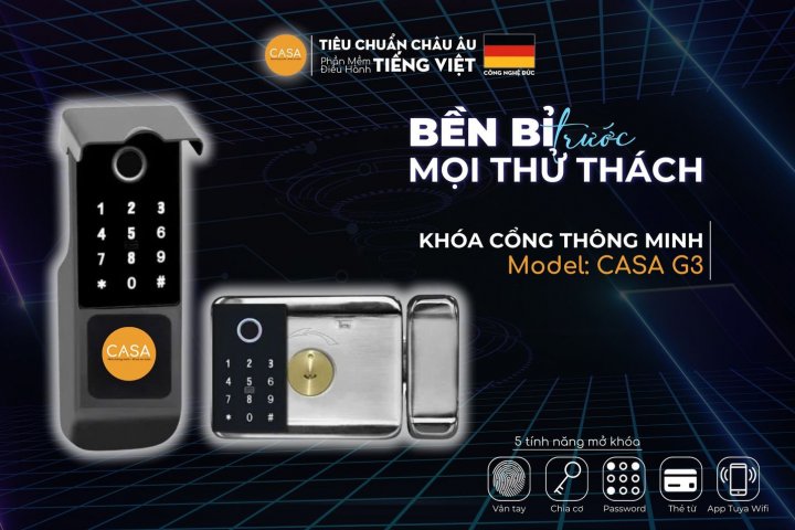 Vì sao nên sử dụng khóa cửa vân tay