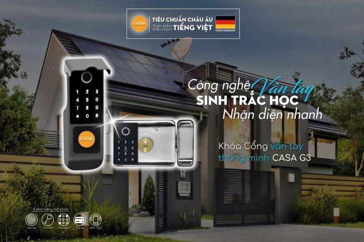 Khóa Cổng Sắt Thông Minh - Bảo Mật Cao, Giá Tốt Nhất Thị Trường