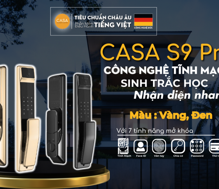 Top 5 Lợi Ích Khi Lắp Đặt Khóa Cửa Thông Minh CASA