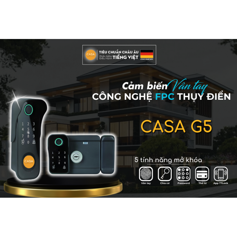 Khoá Thông Minh CASA G5