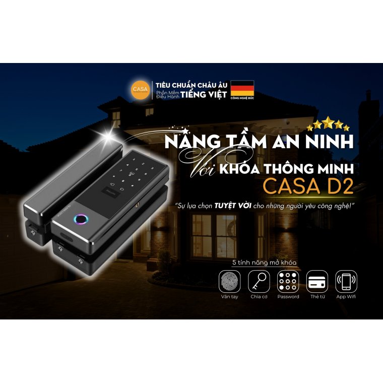 Khoá Thông Minh CASA D2