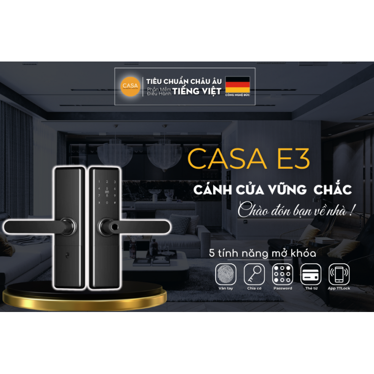 Khoá Thông Minh CASA E3