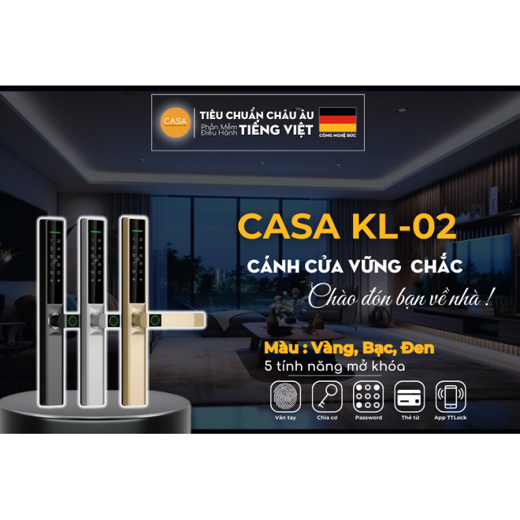 Khoá Thông Minh CASA KL02