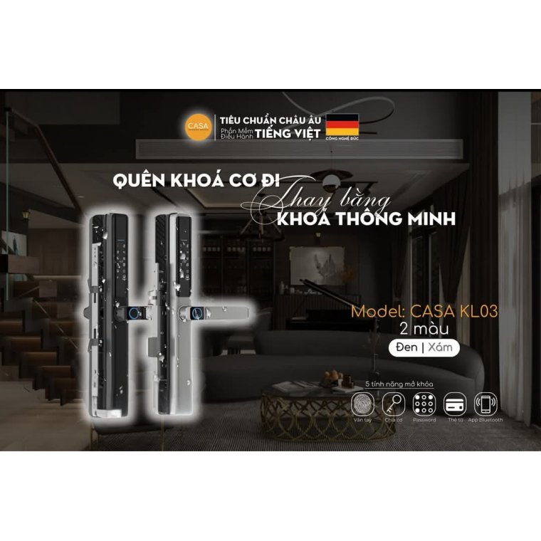 Khoá Thông Minh CASA KL03