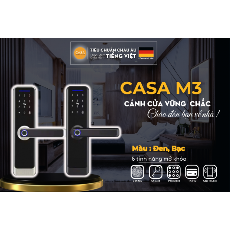 Khoá Thông Minh CASA M3