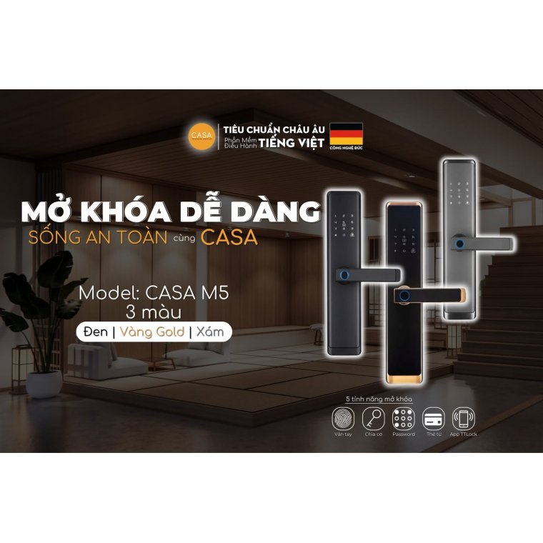 Khoá Thông Minh CASA M5